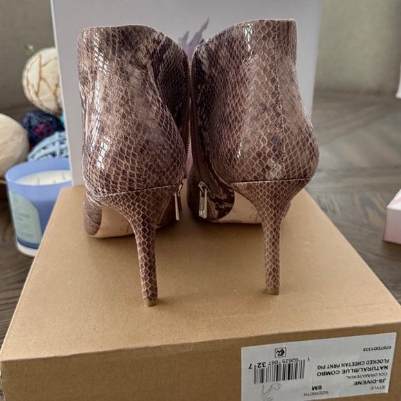 Jessica Simpson Python Print Ankle Booties - Picture 3 of 6